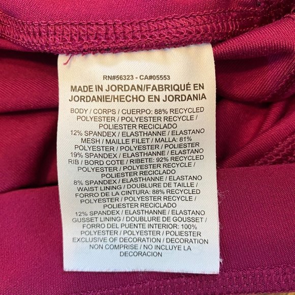 Nike Dri-Fit Power Legend Crop Legging S Magenta‎ Stretch Active Workout - Picture 10 of 11